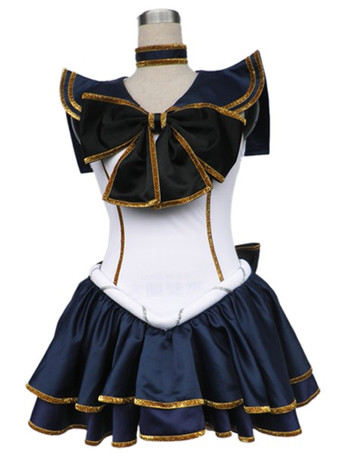 Sailor Moon Sailor Pluto Halloween Cosplay Costumes Cotton Polyester Meiou Setsuna Halloween