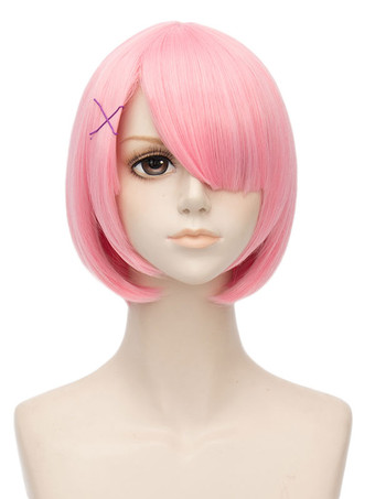 Re:Zero Starting Life In Another World Ram Cosplay Wig