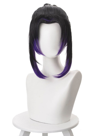 Halloween Kostüm Dämonentöter: Kimetsu No Yaiba Cosplay Perücke Kochou Shinobu Japanische Anime Cosplay Perücken Fasching Kostüm