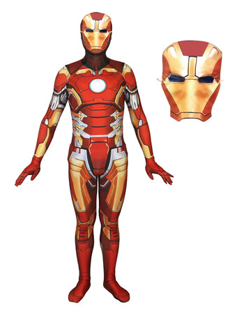 Marvel Comics Iron Man Cosplay Jumpsuit Marvel Comics Cosplay Custome