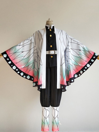 Halloween Kostüm Kochou Shinobu Cosplay Kostüm Dämonentöter: Kimetsu No Yaiba Cosplay Uniform Fasching Kostüm