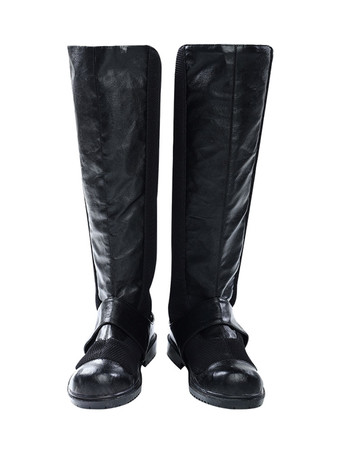 The Dark Knight Batman Cosplay Shoes Black Cosplay PU Leather Boots