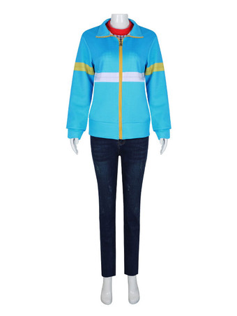 TV Drama Stranger Things Season 4 Max Mayfield Blue Sportswear Set Halloween Cosplay Costume