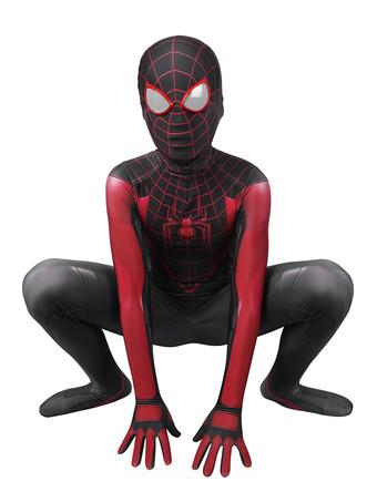 Tuta Cosplay Spiderman April Parker &ndash; Uomo E Bambino &ndash; Costume Intero Elasticizzato