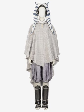 Star Wars Cosplay Ahsoka Season 1 TV Cosplay Ahsoka White Version Cosplay Costumes