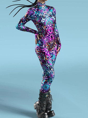 Adult Zentai Suit Fish Scale Print Lycr Spandex Sexy Costumes