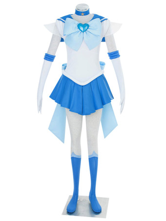セーラームーンハロウィンコスプレコスチューム　2025　ちょう結び　水野亜美ハロウィンコスプレ衣装