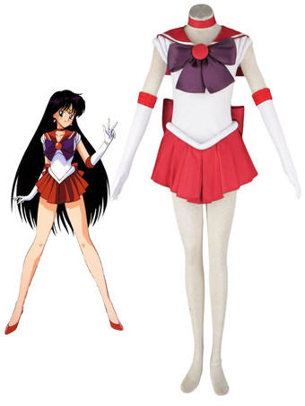 Sailor Moon Sailor Mars Hino Rei Carnival Cosplay Costume